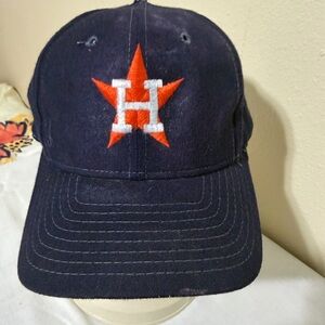 VTG Houston Astros wool fitted baseball cap, size 7-1/4"